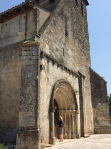 The old 13th century church at Menesterol.