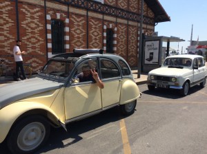 The classic Citroen 2CV and Renault 'Quatrelle', sadly becoming rarer in French cities.
