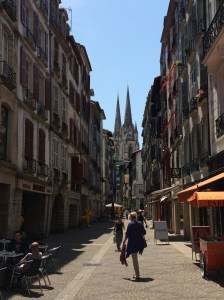 Bayonne city centre.