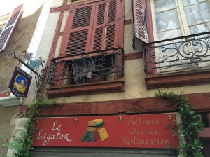 Old book-binding shop.
