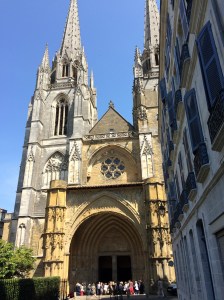 Church in Bayonne where a funeral service was taking place.