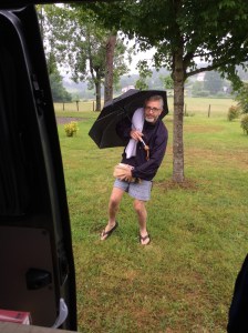 After a night getting soaked and rheumatism in my left shoulder I lost all coordination and inhibitions.