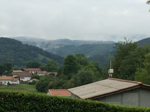 It rained most of the night