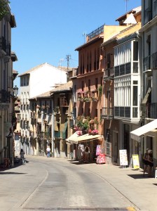 Down San Matias Realejo leading to the old town centre from Alhambra Palace.