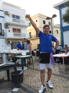 Joka our playful waiter.