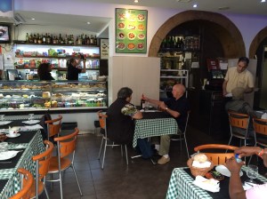 Little non-touristic restaurants in the side-streets are best, we were advised.