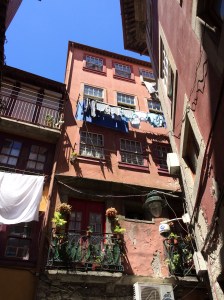 Back streets in Sao Nicolau quarter.