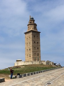 The 55 metre tall Tower of Hercules.