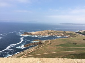 View from the top of the Tower of Hercules.
