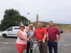 The friendly 'locals' Carlos, Luke and Sharon who spared no effort with their friendly advice.