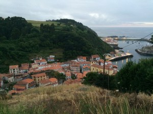 The fishing village of Cudillero.