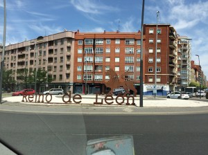Entrance to the 'Reino de Leon' (Kingdom of Leon).