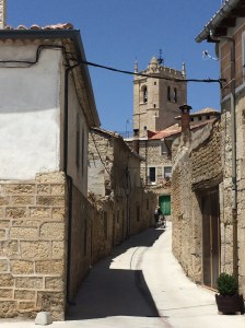 The sleepy village of Castrillo de Murcia.