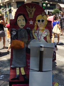 Advertising another cultural event. 