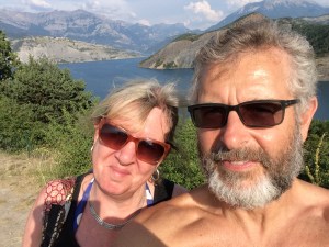 Back up, a selfie seemed in order!