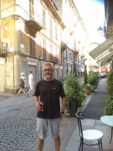 Flavio in Alessandria, Italy not his native Alexandria.