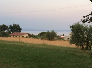 On the walk to the village of Manerba del Garda.