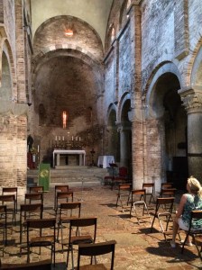 One of the seven old churches in the Basilica di Santo Stefano complex.
