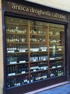 An interesting-looking wine-shop in central Bologna.