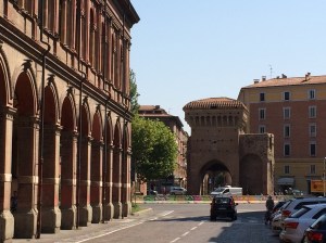 The 'Zona Universitaria' in Bologna.