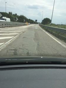 Poor road maintenance along much of the route.