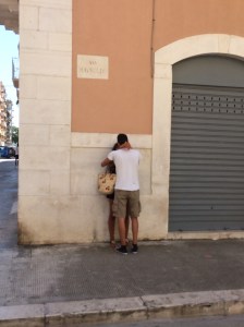 Romance Tranese-style on the Via Mausoleo, Trani.