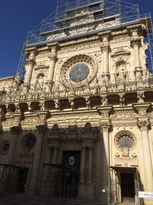The Basilica and Celestine Convent in Lecce - an example of Leccese Baroque.