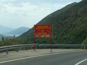 We turn round and head for Montenegro instead.
