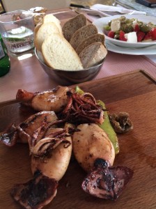 Delicious grilled squid Montenegran-style.