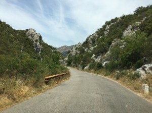 The road to Albania.