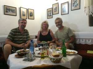 With Claudi who came to rescue us an was a brilliant guide and a fountain of knowledge on all things Albanian.