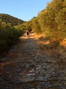 The long climb up to Lafkos.