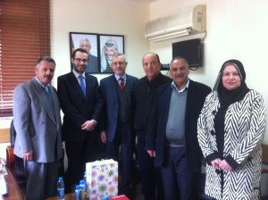 The send-off by the Palestinian MoE in Ramallah in February.