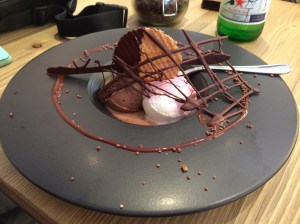 A very elegant - and expensive - Milanese gelato.