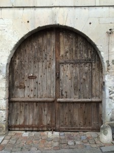 Old gate in Loches.